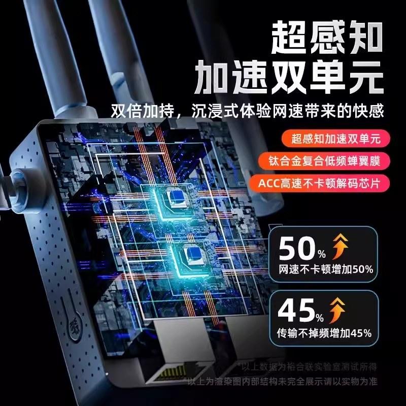 wifi信号增强放大器360家用路由器双频加强扩展网络手机无线网桥接wi